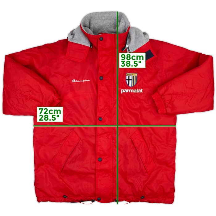 1999-00 Parma Champion Padded Bench Coat - 8/10 - (XL)
