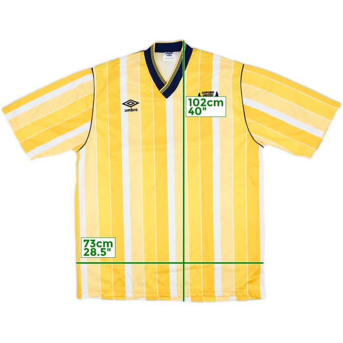 1987-89 Oxford United Home Shirt - 9/10 - (L)