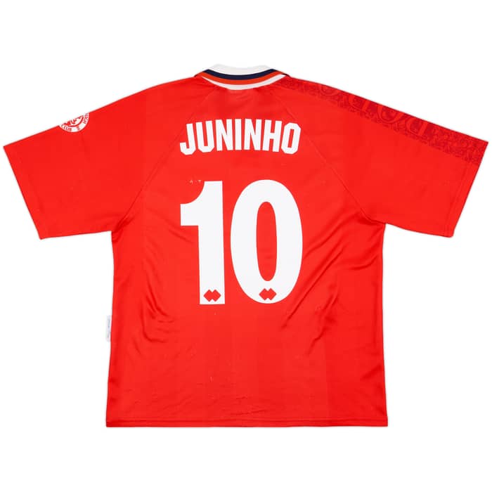 1996-97 Middlesbrough Home Shirt Juninho #10 - 7/10 - (M)