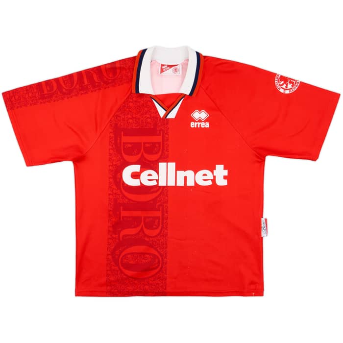 1996-97 Middlesbrough Home Shirt Juninho #10 - 7/10 - (M)