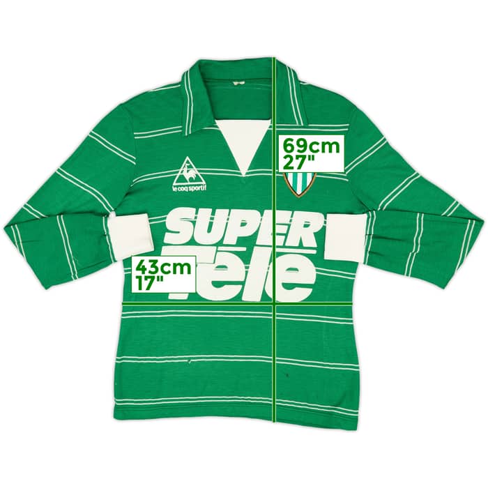 1980-81 Saint Etienne Home L/S Shirt - 7/10 - (S)