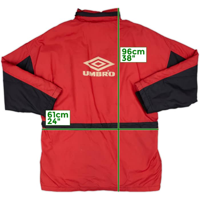 1994-95 Ajax Umbro Padded Bench Coat - 7/10 - (XL)