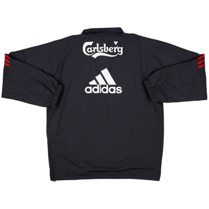 2009-10 Liverpool adidas 1/4 Zip Drill Top - 10/10 - (L)