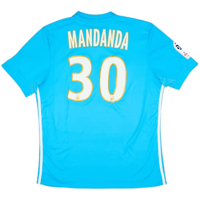 2017-18 Olympique Marseille Away Shirt Mandanda #30 - 7/10 - (L)