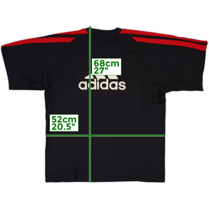 2001-02 AC Milan adidas Training Shirt - 8/10 - (S)