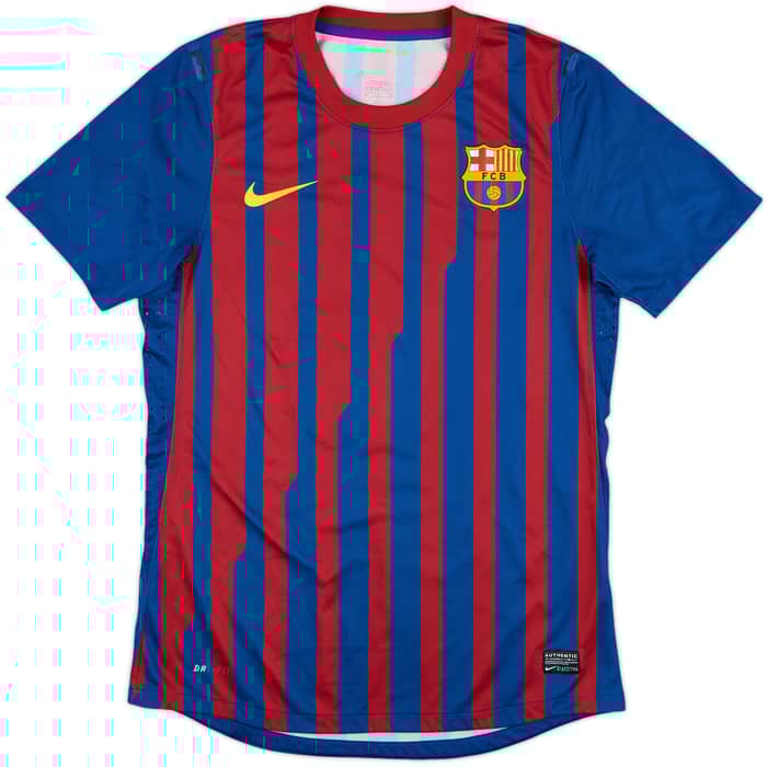 2011-12 Barcelona Match Issue Home Shirt #3
