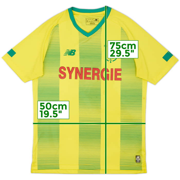 2019-20 Nantes Home Shirt - 6/10 - (M)