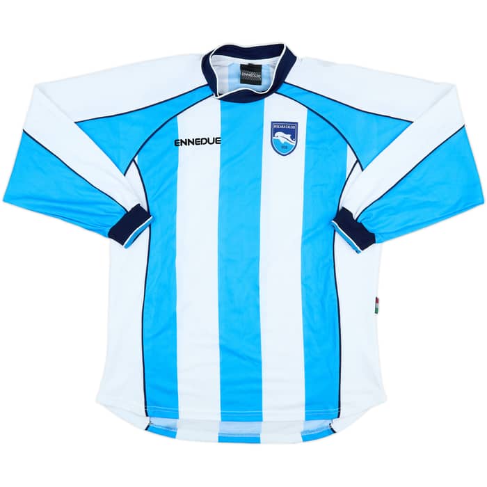 2003-04 Pescara Match Issue Home L/S Shirt #3