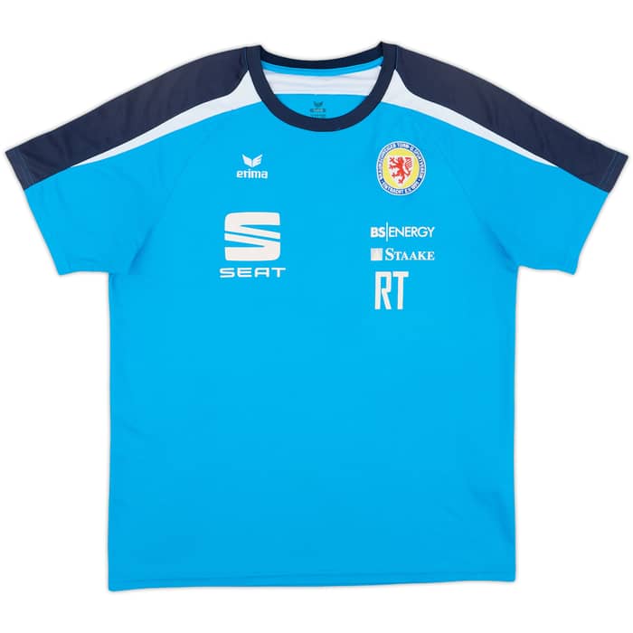 2017-18 Eintracht Braunschweig Erima Staff Issue Training Shirt RT - 9/10 - (M)