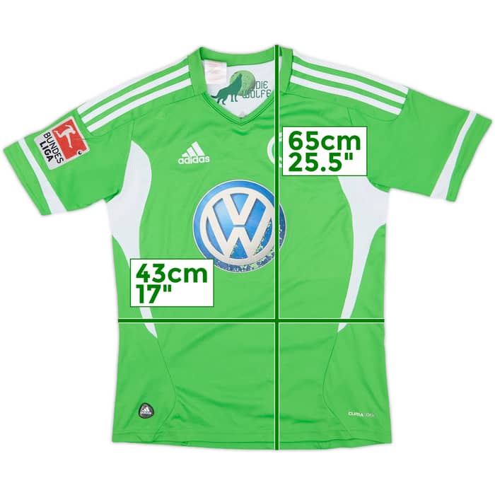 2011-12 Wolfsburg Home Shirt Hasebe #13 - 5/10 - (L.Boys)