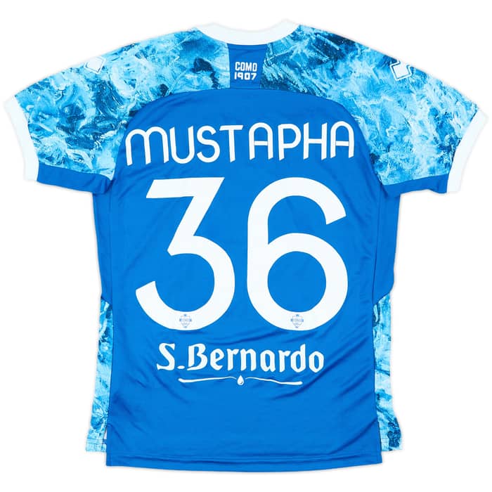 2022-24 Como Home Shirt Mustapha #36 - 8/10 - (S)