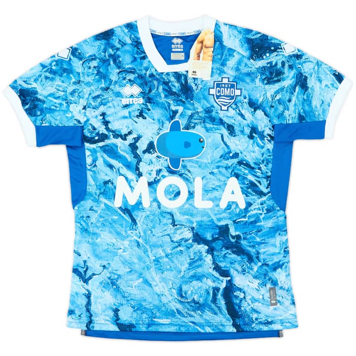 2022-24 Como Home Shirt Mustapha #36 - 8/10 - (S)