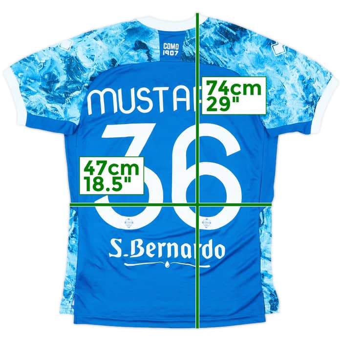 2022-24 Como Home Shirt Mustapha #36 - 8/10 - (S)