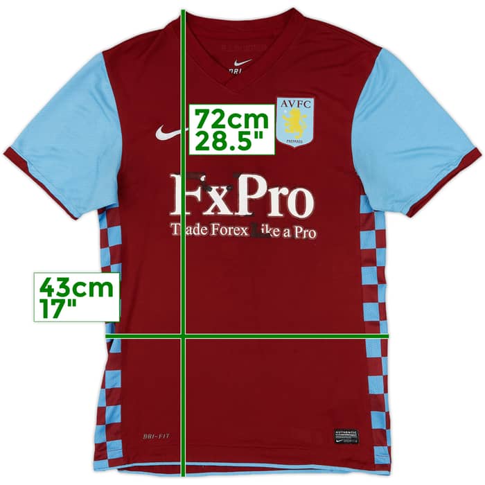 2010-11 Aston Villa Home Shirt - 4/10 - (S)