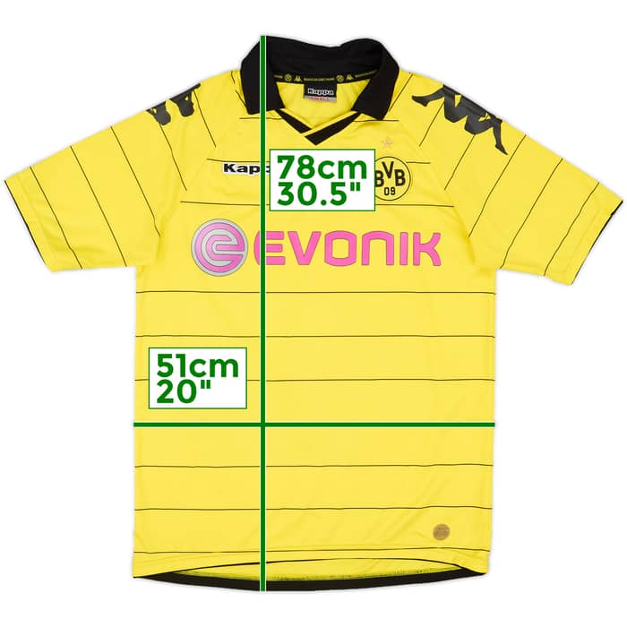 2010-11 Borussia Dortmund Home Shirt Lewandowski #7 - 9/10 - (S)