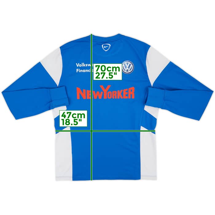 2014-15 Eintracht Braunschweig u17 Nike Player Issue Sweat Top #17 - 7/10 - (M)