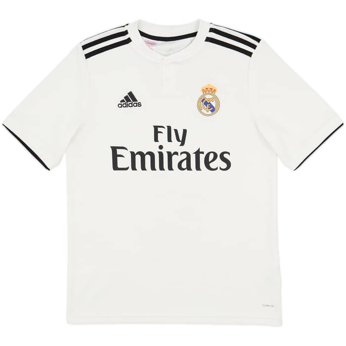 2018-19 Real Madrid Home Shirt - 7/10 - (XL.Boys)
