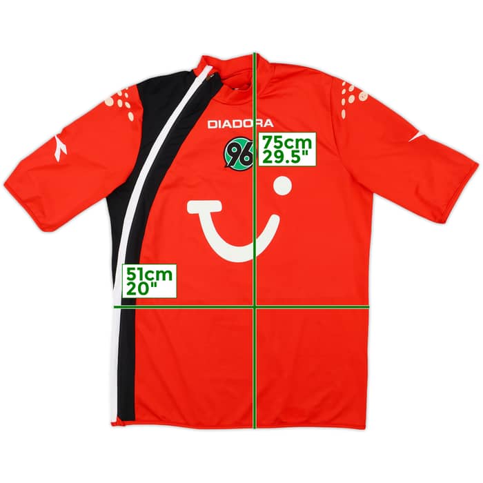 2005-06 Hannover 96 Signed Home Shirt - 6/10 - (XL)