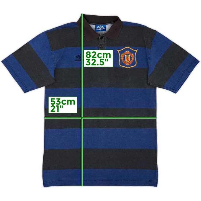 1994-95 Manchester United Umbro Polo Shirt - 7/10 - (M)