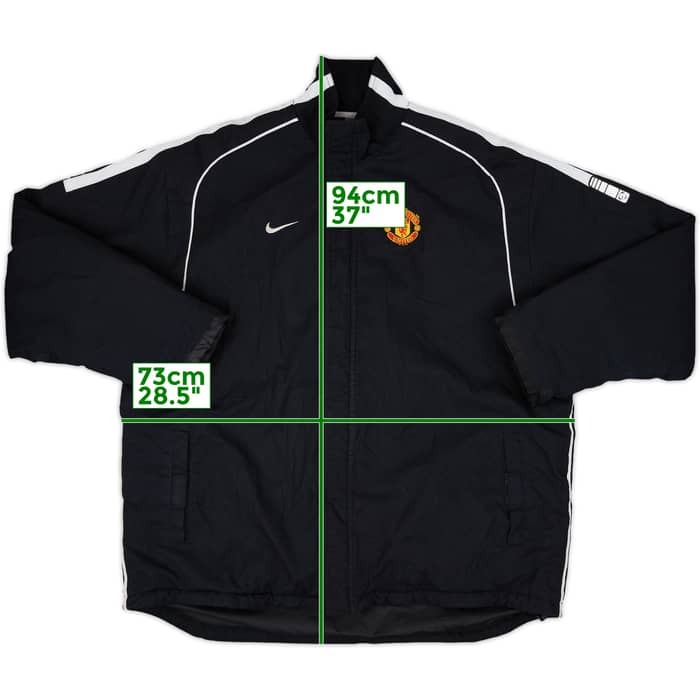 2006-07 Manchester United Nike Padded Bench Coat - 8/10 - (XL)