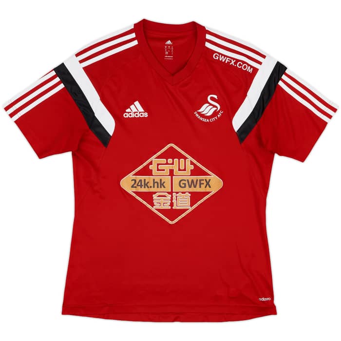 2014-15 Swansea adizero Training Shirt - 6/10 - (M)