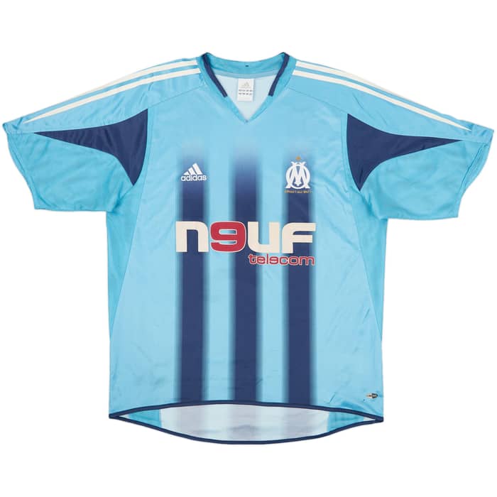 2004-05 Olympique Marseille Away Shirt Lizarazu #3 - 7/10 - (L)