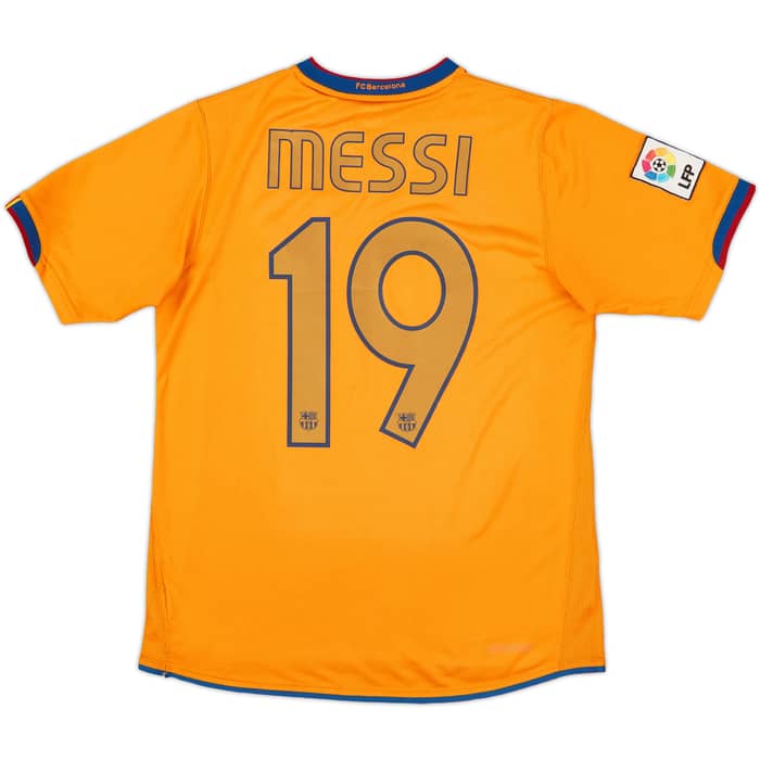 2007-08 Barcelona Third Shirt Messi #19 - 8/10 - (S)