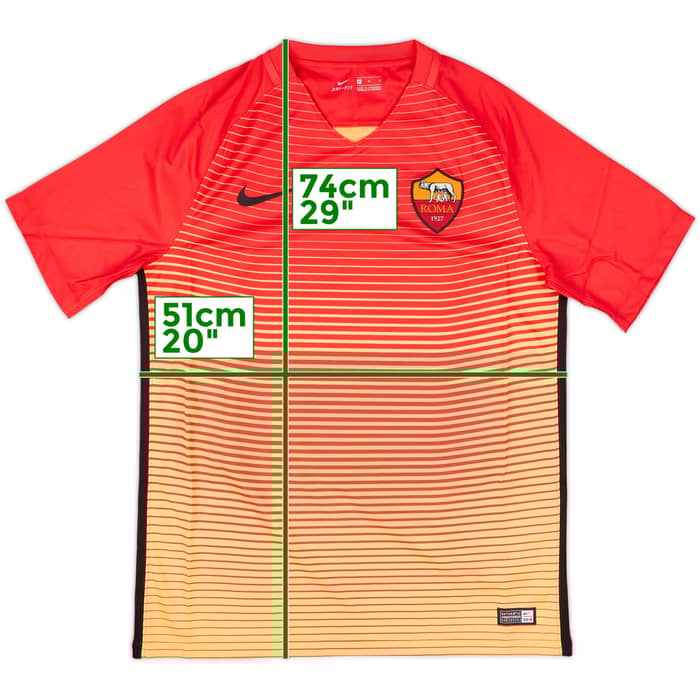 2016-17 Roma Third Shirt Dzeko #9 (M)