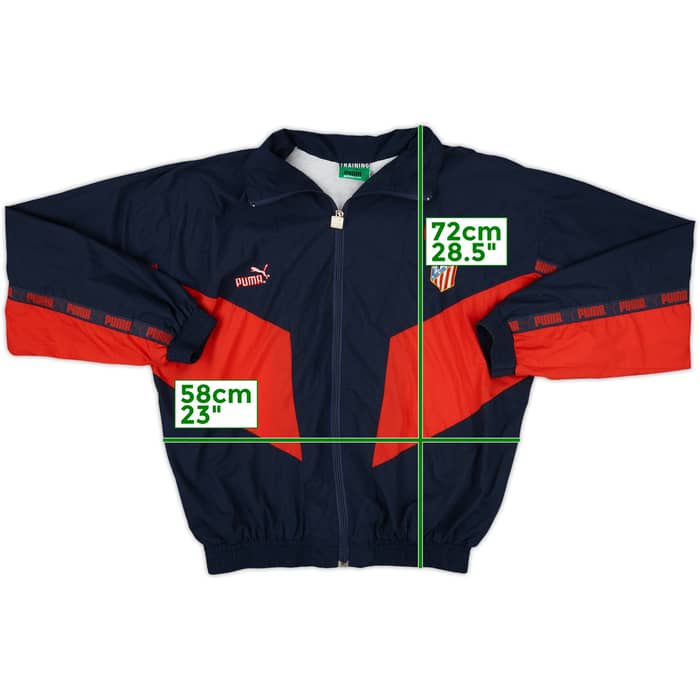 1996-98 Atletico Madrid Puma Track Jacket - 9/10 - (XL)