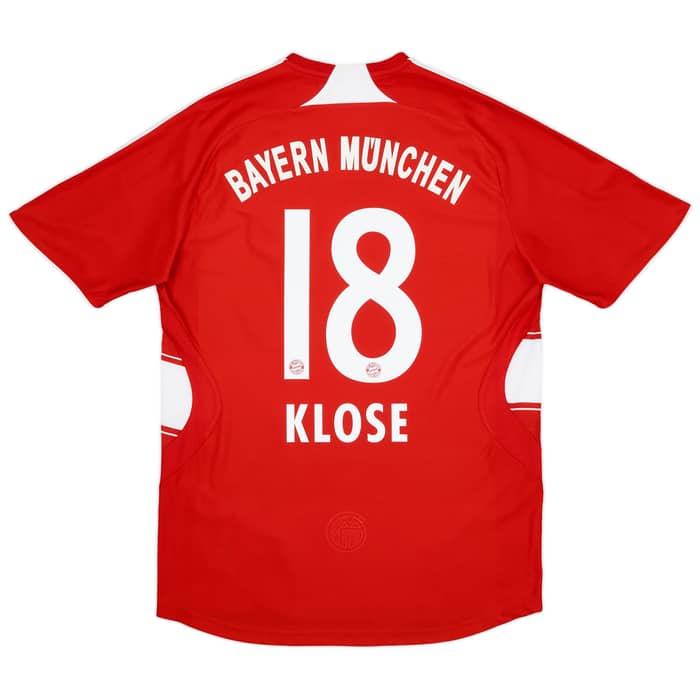 2007-08 Bayern Munich Home Shirt Klose #18 - 7/10 - (M)
