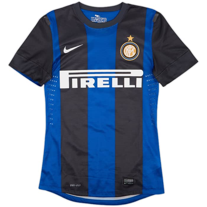 2012-13 Inter Milan Player Issue Home Shirt Milito #22 - 8/10 - (S)