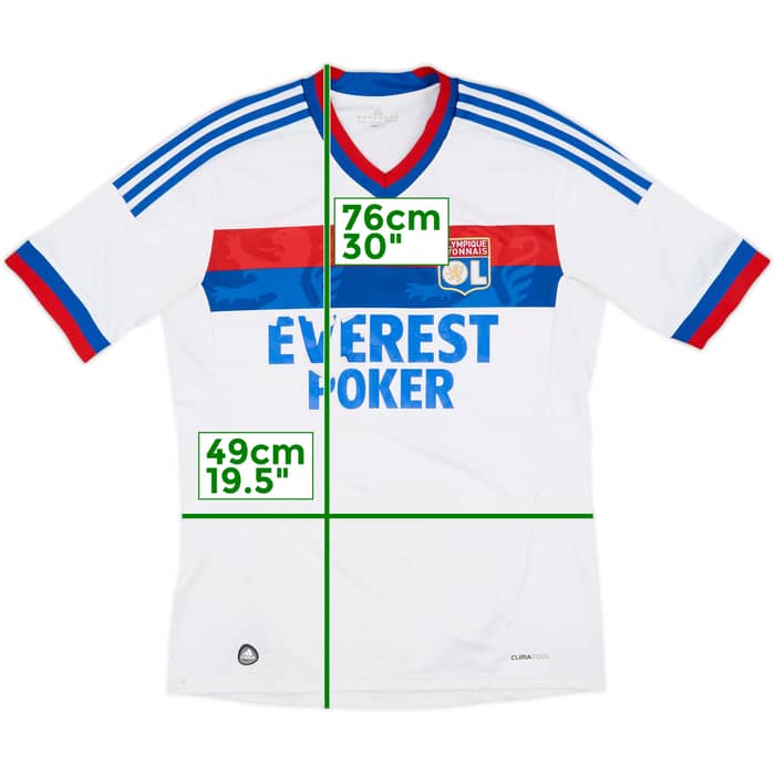 2011-12 Lyon Home Shirt M.Bastos #11 - 4/10 - (M)