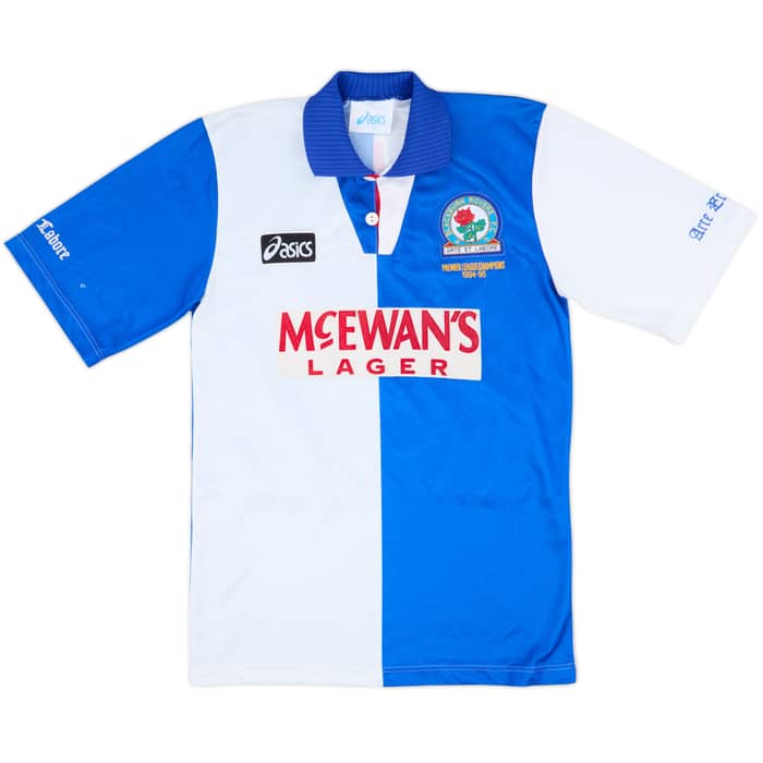 1994-95 Blackburn 'Champions' Home Shirt Shearer #9 - 6/10 - (S)