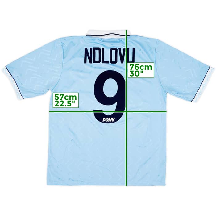 1994-96 Coventry Home Shirt Ndlovu #9 - 8/10 - (L)
