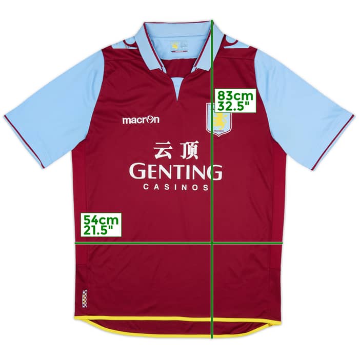 2012-13 Aston Villa Home Shirt - 6/10 - (L)