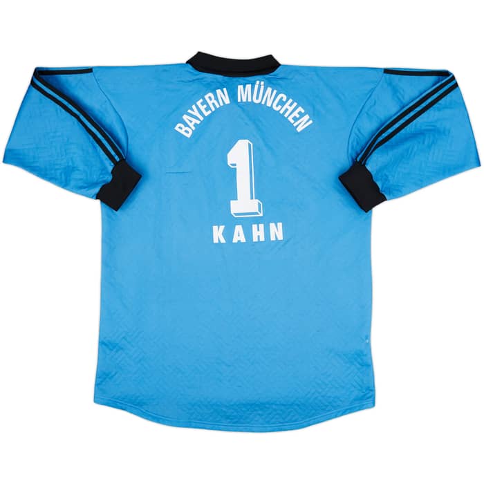 1996-98 Bayern Munich GK Shirt Kahn #1 - 9/10 - (XL)