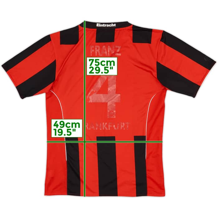 2010-12 Eintracht Frankfurt Home Shirt Franz #4 - 3/10 - (M)