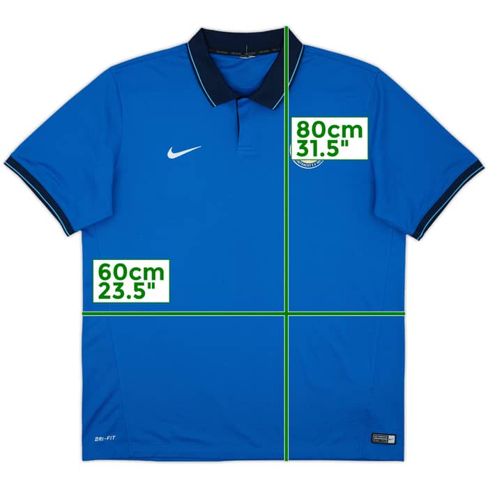 2014-15 Eintracht Braunschweig Nike Polo Shirt - 7/10 - (XL)