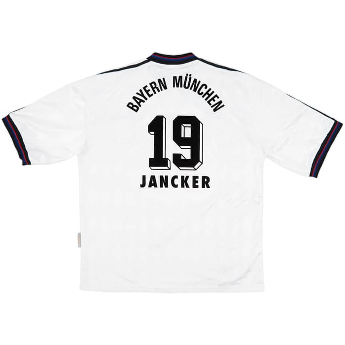 1996-98 Bayern Munich Away Shirt Jancker #19 - 9/10 - (XL)