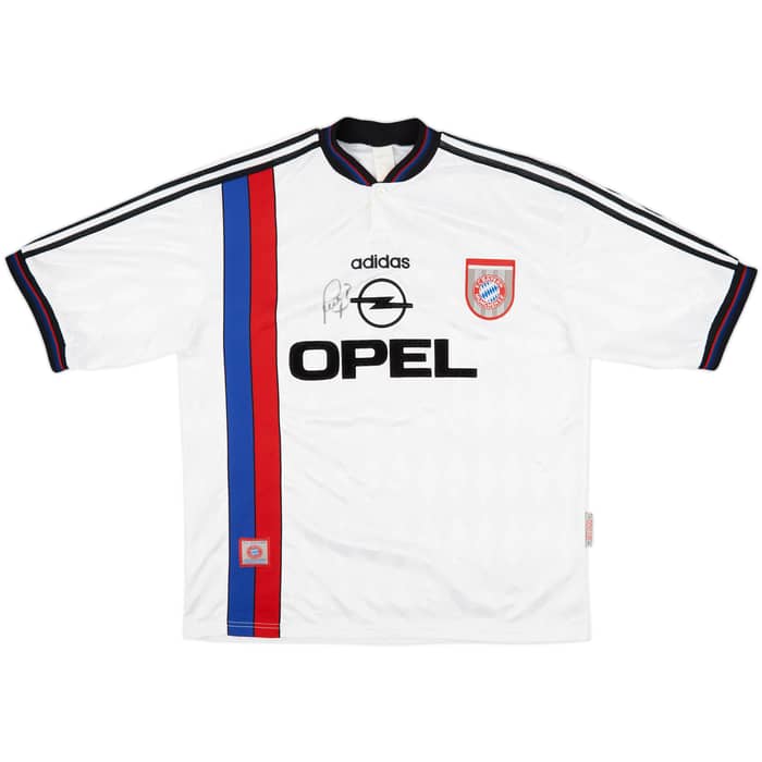 1996-98 Bayern Munich Away Shirt Jancker #19 - 9/10 - (XL)