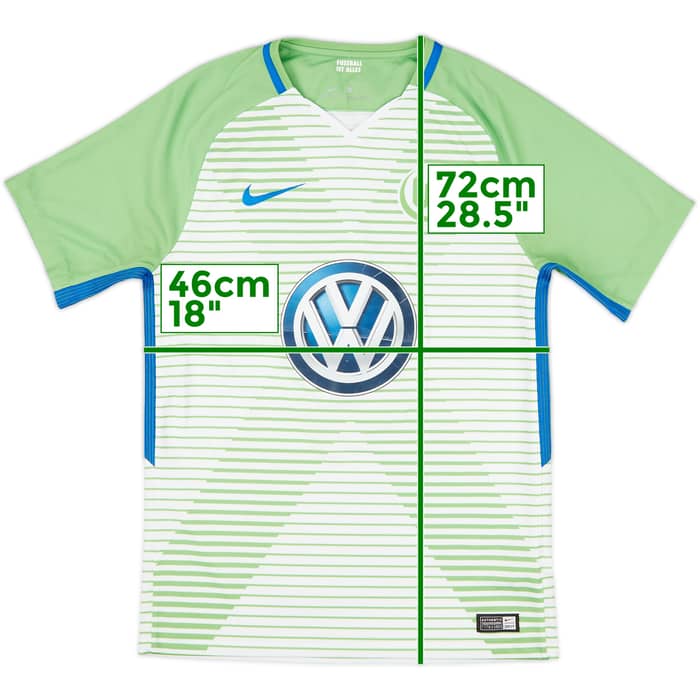 2017-18 Wolfsburg Home Shirt - 7/10 - (S)