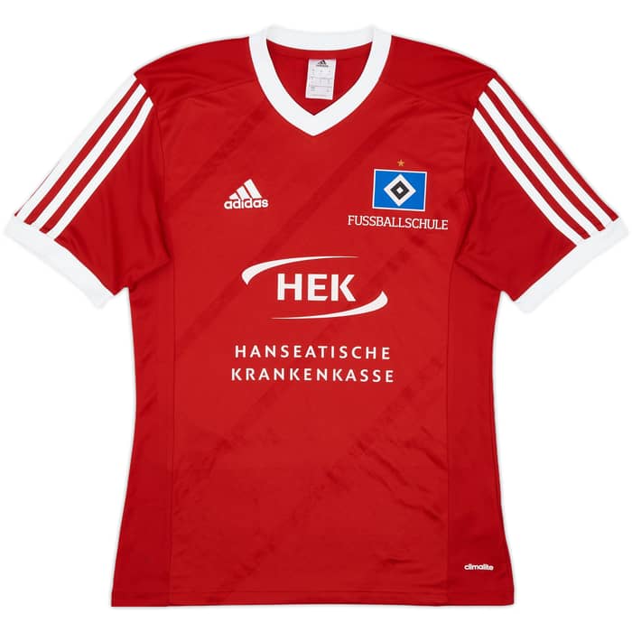 2016-17 Hamburg adidas Football School Training Shirt Lukas #19 - 7/10 - (S)