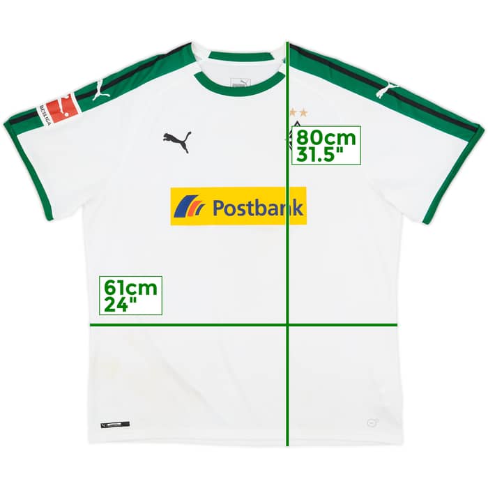 2018-19 Borussia Monchengladbach Home Shirt Herrmann #7 - 7/10 - (XXL)