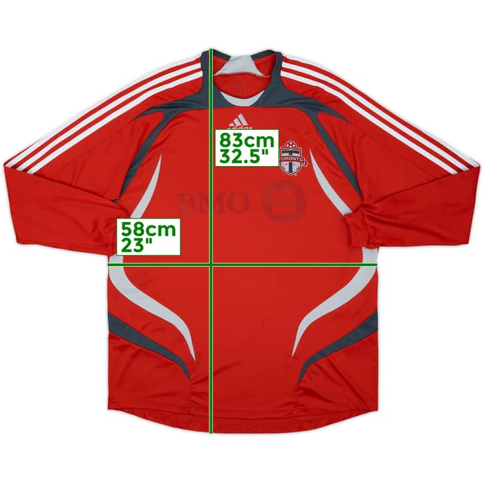 2008-09 Toronto FC Player Issue Home L/S Shirt - 4/10 - (XL)