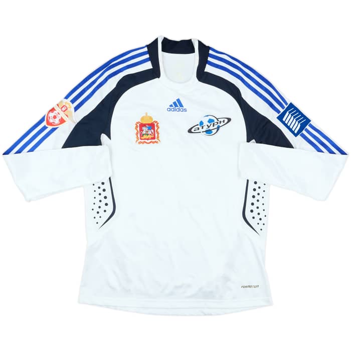 2008 Saturn Ramenskoye Match Issue Away L/S Shirt Kharitonov #27