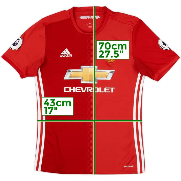 2016-17 Manchester United Home Shirt Ibrahimovic #9 - 6/10 - (S)