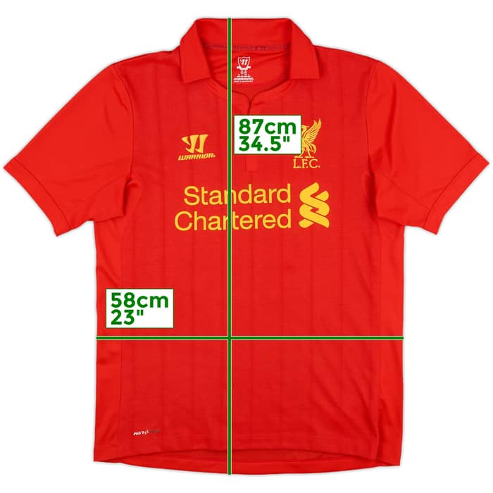 2012-13 Liverpool Home Shirt Suarez #96 - 7/10 - (M)