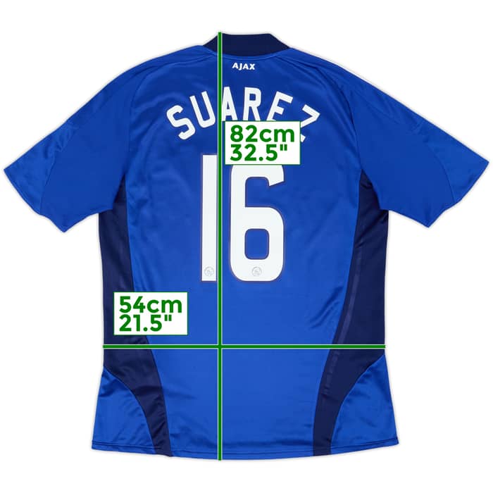 2008-09 Ajax Away Shirt Suarez #16 - 8/10 - (L)