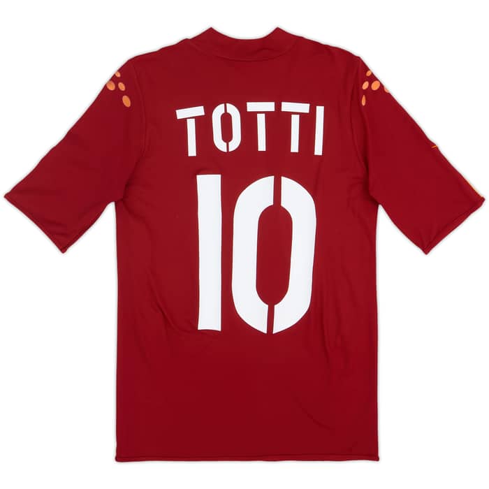 2003-04 Roma Home Shirt Totti #10 - 8/10 - (S)