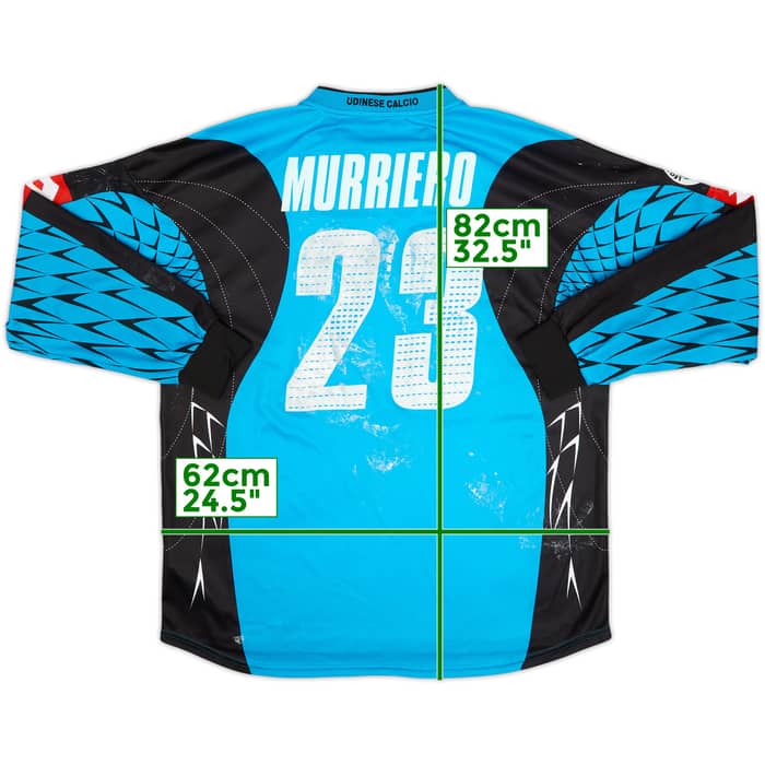 2005-06 Udinese Match Issue Third/GK Shirt Murriero #23